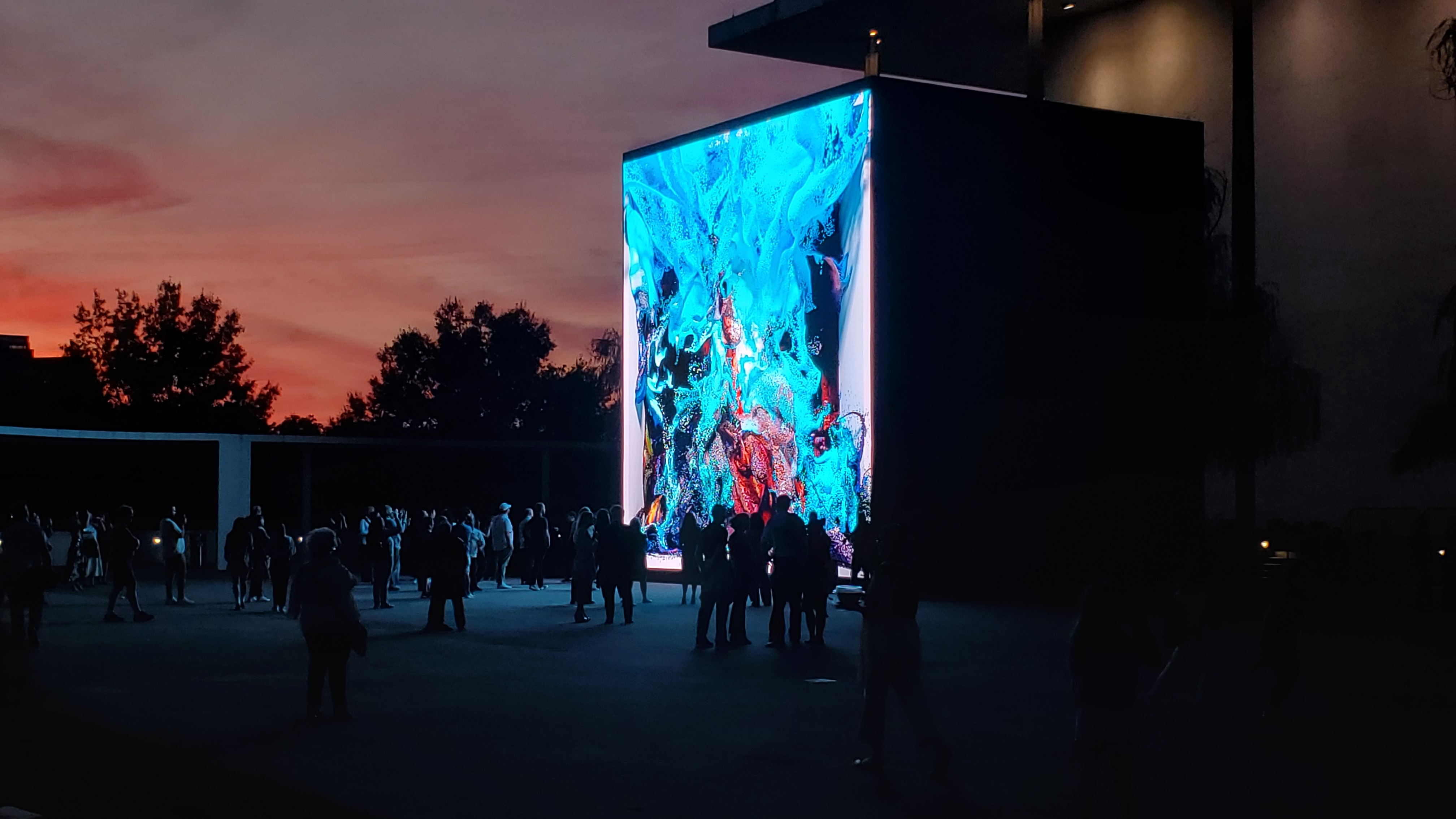 "Dvorak Dreams" in front of the DC sunset.